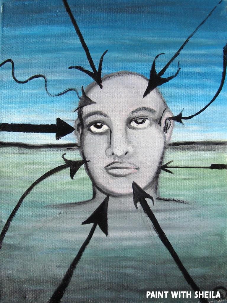 Centre of Attention painting