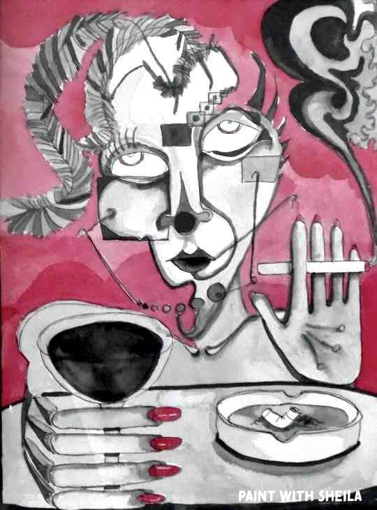 Friday Night painting