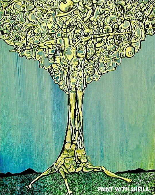 Growing Out painting