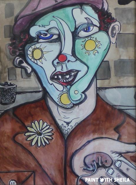 Jokes on You painting