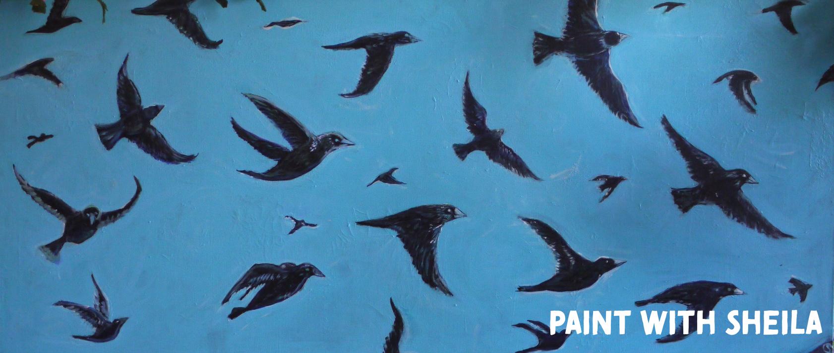 Murder in the Air painting